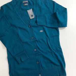 V Neck Sweater Cardigan Button Down Long Sleeves